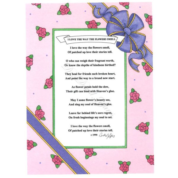 I Love The Way The Flowers Smell – Graphic Print 